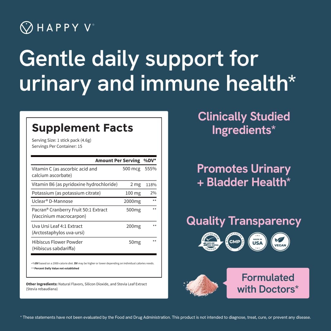 D-Mannose + Cranberry Stick Packs