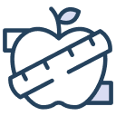 Illustration of a balanced meal plan, highlighting Happy V's commitment to women's wellness.