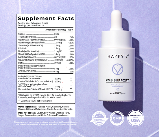 PMS Support | Supplement For Every Cycle | Happy V