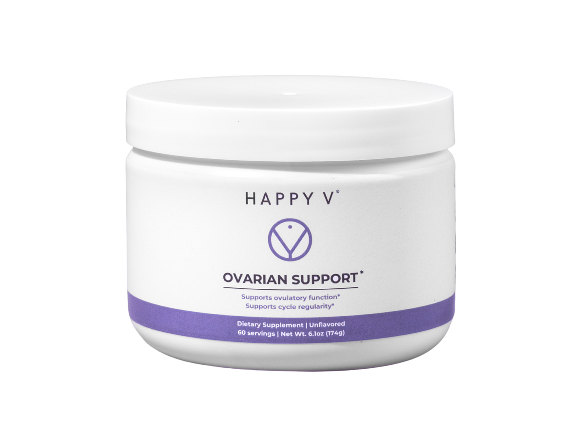 Happy V Ovarian Support product box