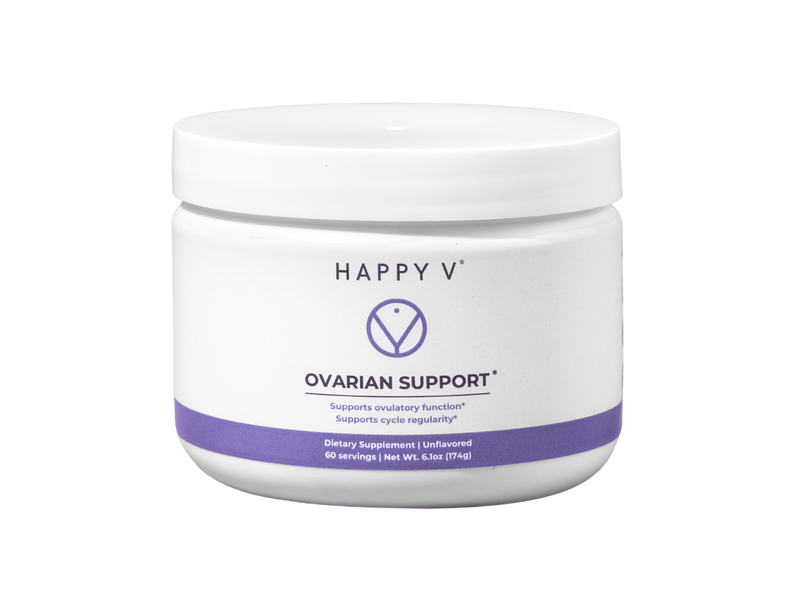 Happy V Ovarian Support product box